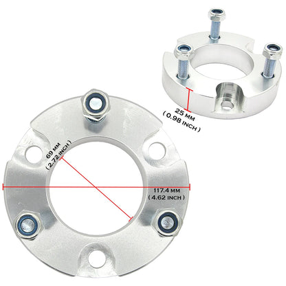 2 x Front Coil Strut Shock Spacers for Ford Ranger T6 PXIII (2012-2022)