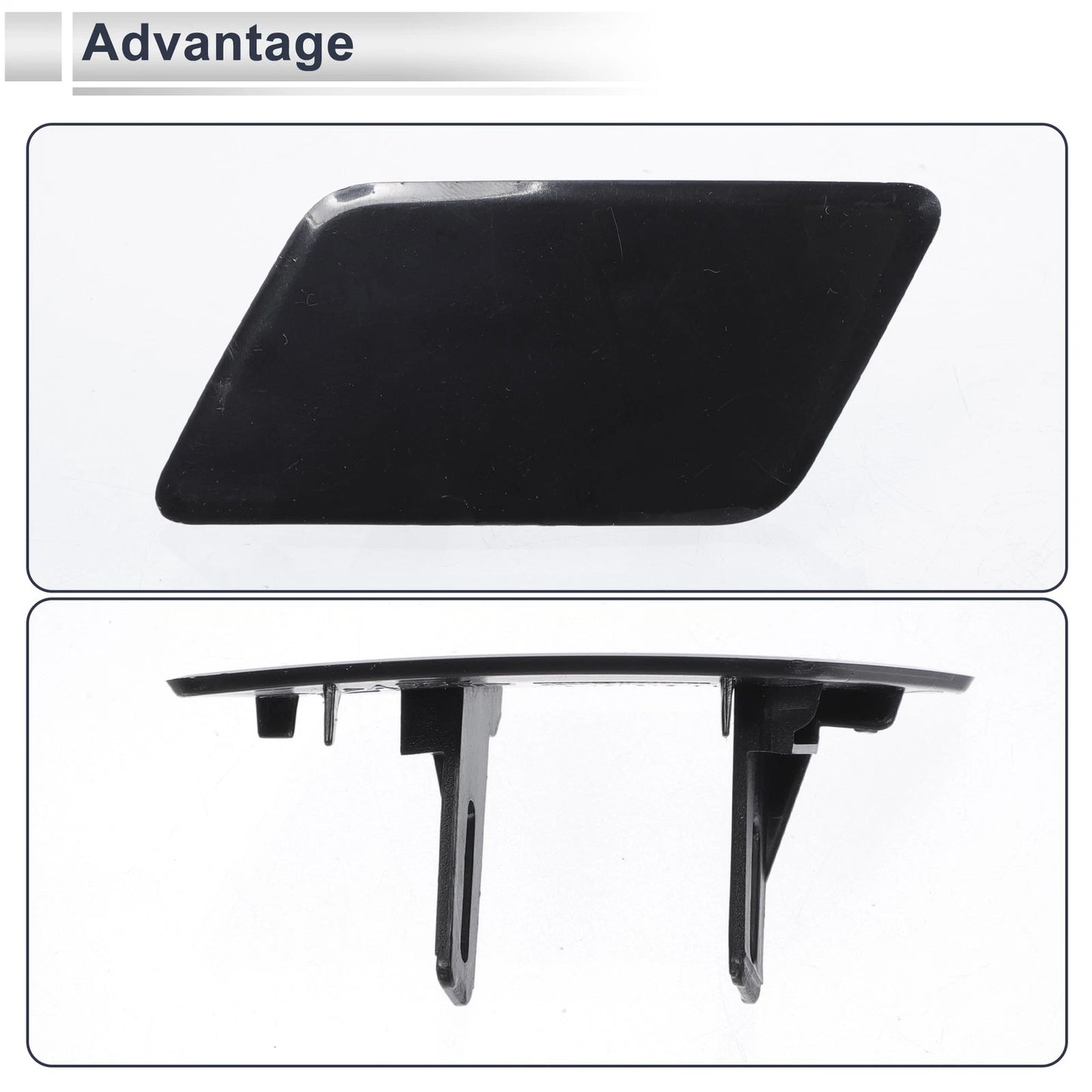 Front Left Bumper Headlight Washer Nozzle Cover for Land Rover