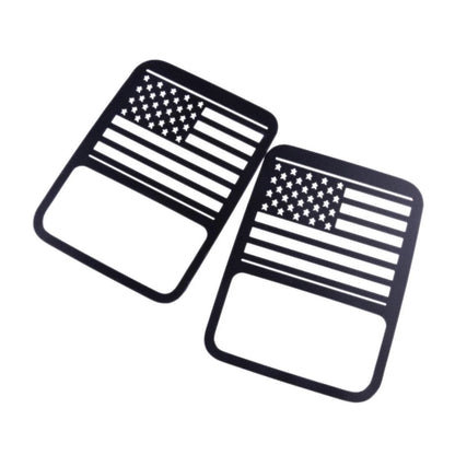 Rear Tail Light Cover Trim American Flag for Jeep Gladiator (2020-2021)