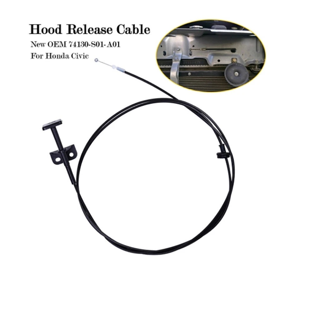 Bonnet Hood Release Cable for 1996-2000 Honda Civic (1996-2000)