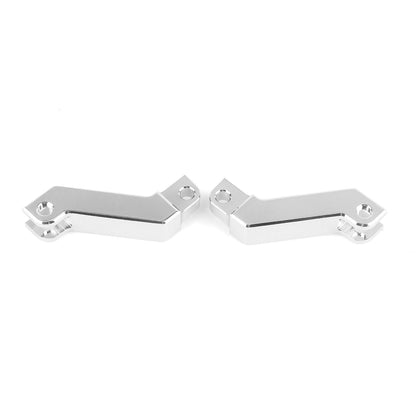 2 x Chrome Male Mount Foot Peg Extensions for Harley Davidson