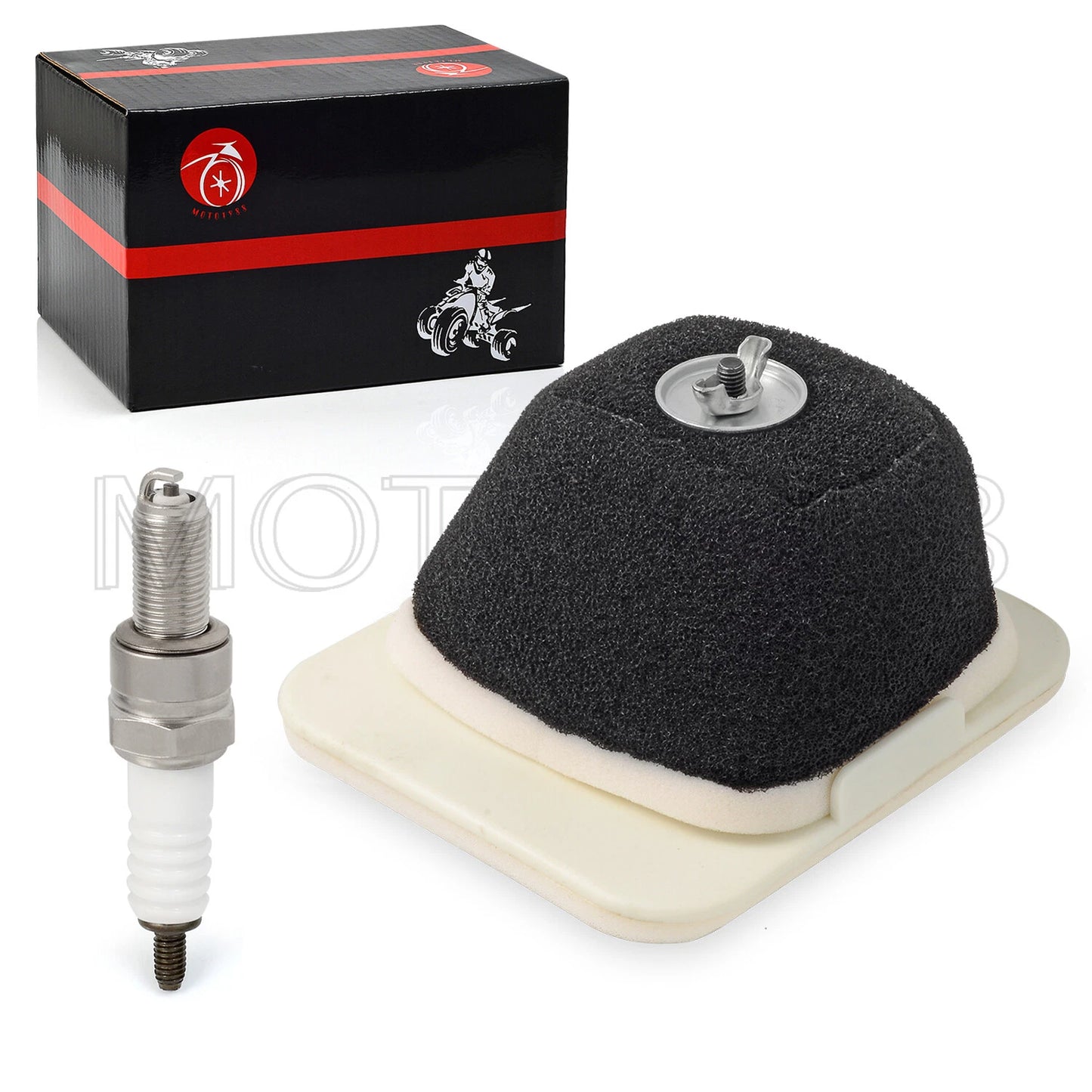 Air Filter Element Assembly & Spark Plug for Yamaha TTR125L (2000–2008)