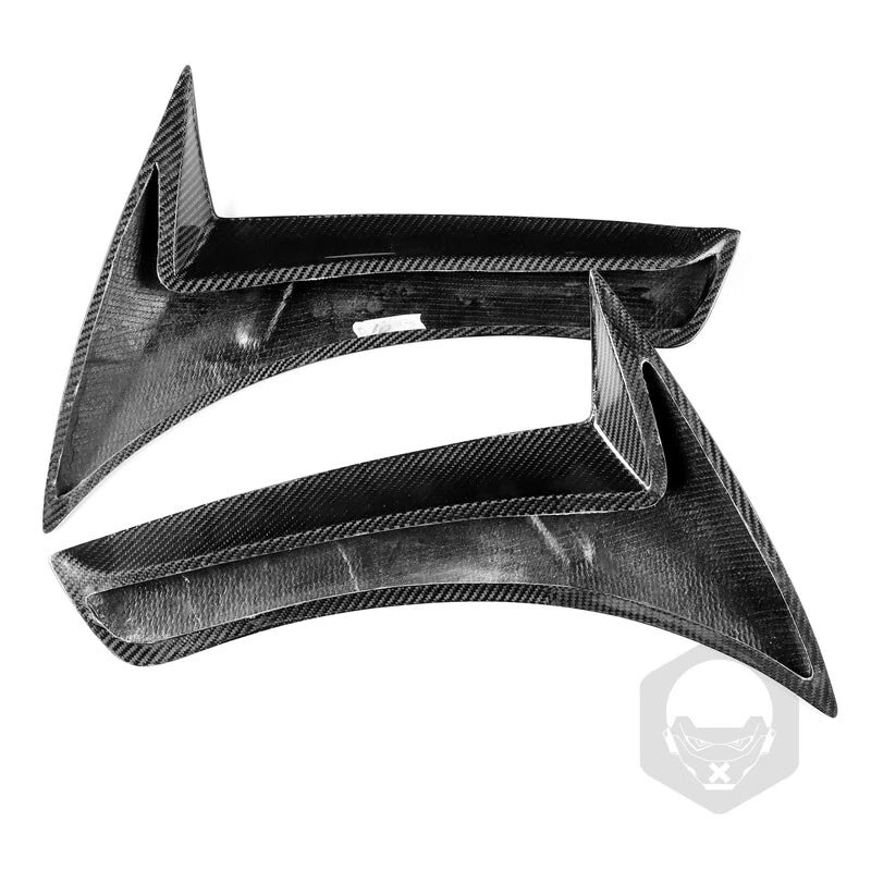 Carbon Fiber Side Air Vent Fender Fins for Mercedes Benz W222 S63 S65 AMG Sedan