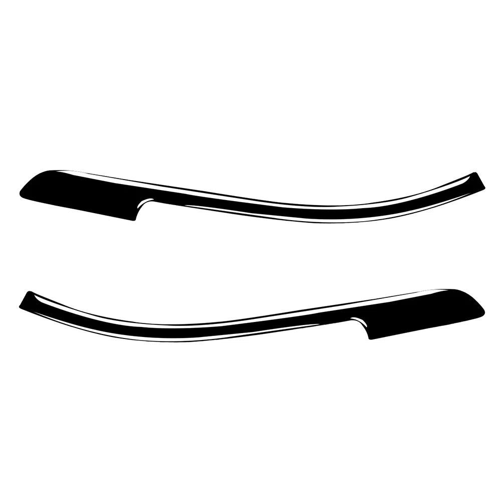 Piano Black Rearview Mirror Anticollision Strip Cover for Audi A4 B9 S4 RS4