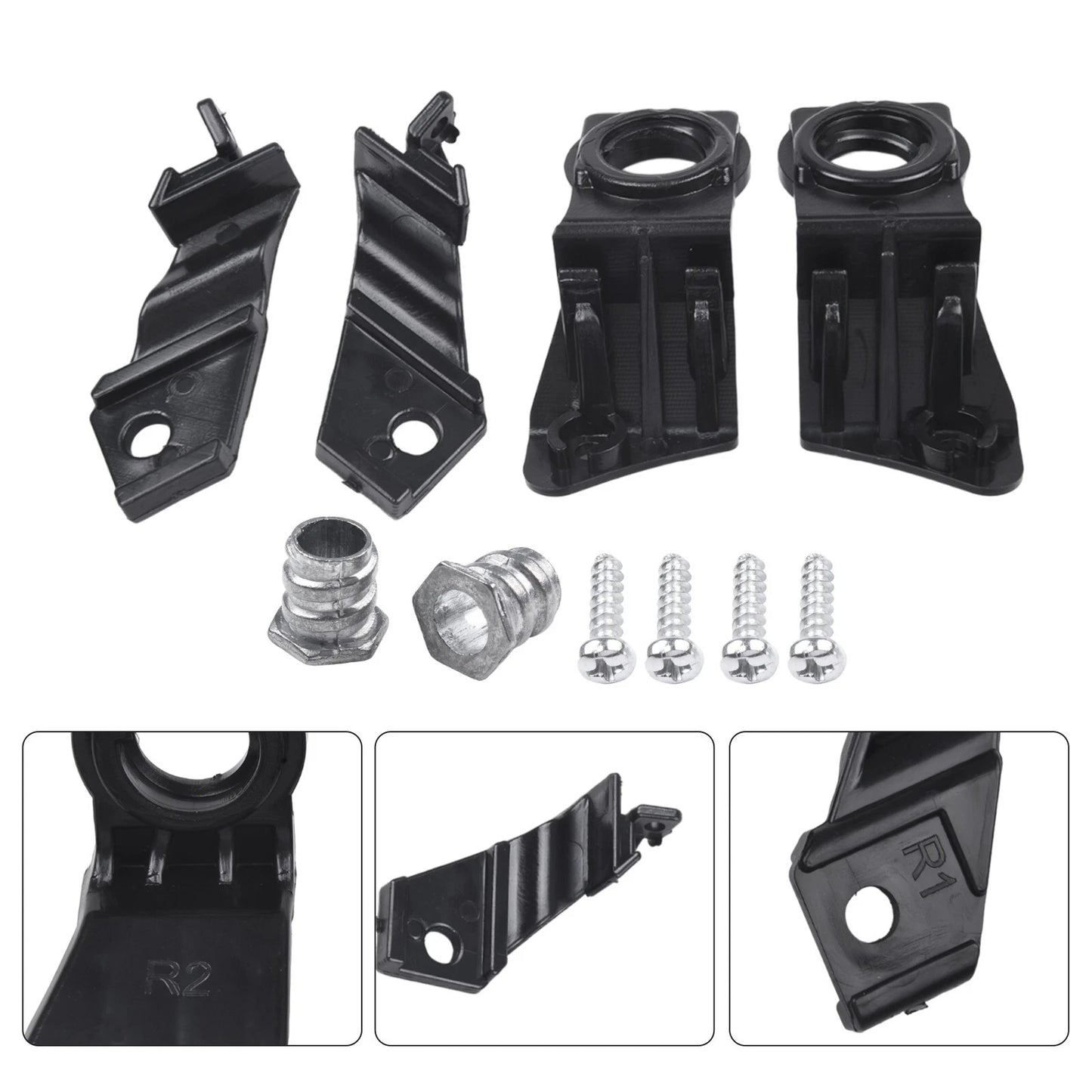 2 x HEADLAMP HEADLIGHT BRACKET TAB REPAIR for GOLF MK5 (2003–2009)