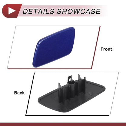 Front Left Washer Nozzle Cover for Subaru Forester (2018-2021) Blue
