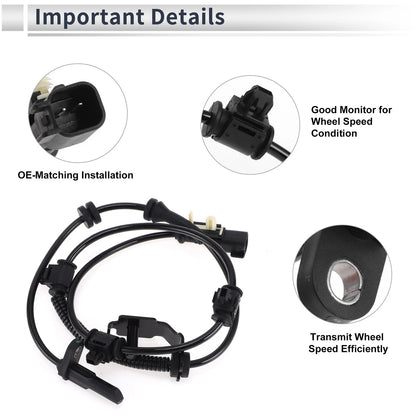 ABS Wheel Speed Sensor for Chevrolet Colorado Front Left/Right (2009-2012)