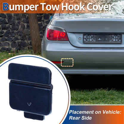 Rear Tow Hook Cover for BMW 525i 530i 545i (2001-2007) - Dark Blue
