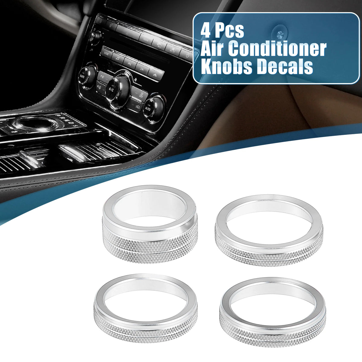 Air Conditioner Headlight Switch Knob for Jeep Wrangler (Set of 4)