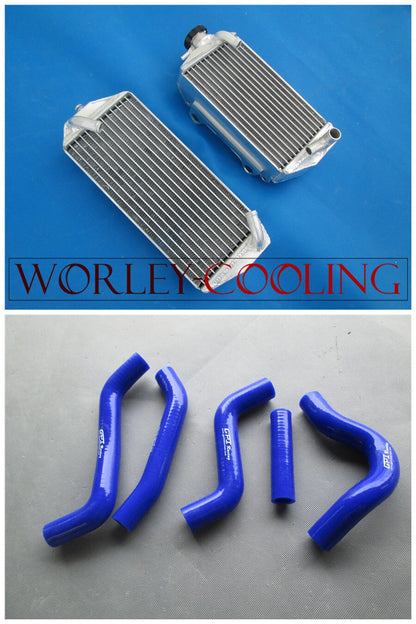 Aluminum Radiator + Silicone Hoses for Suzuki RMZ450 (2007)