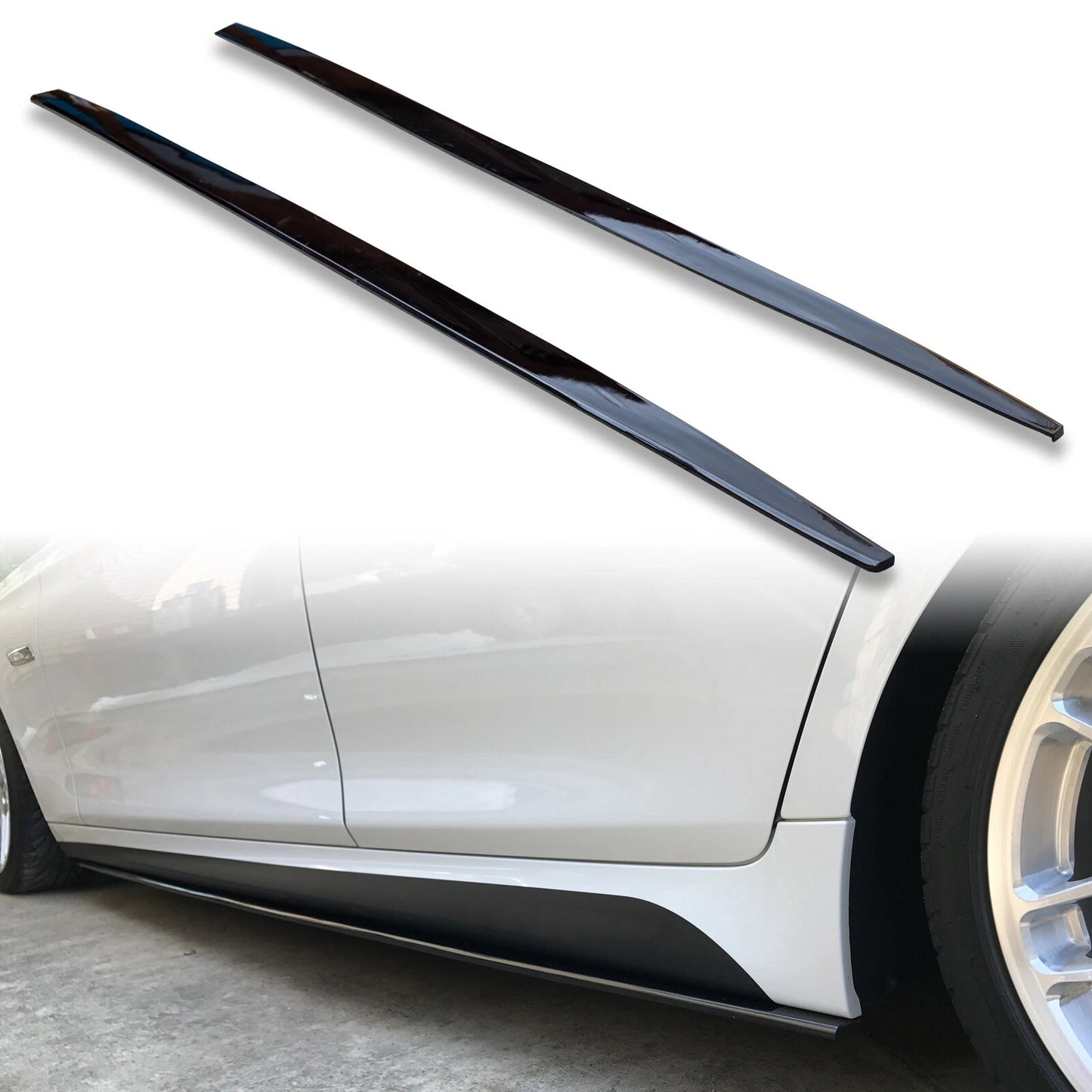 Side Skirt Extensions for BMW F10 F11 (2010-2017)