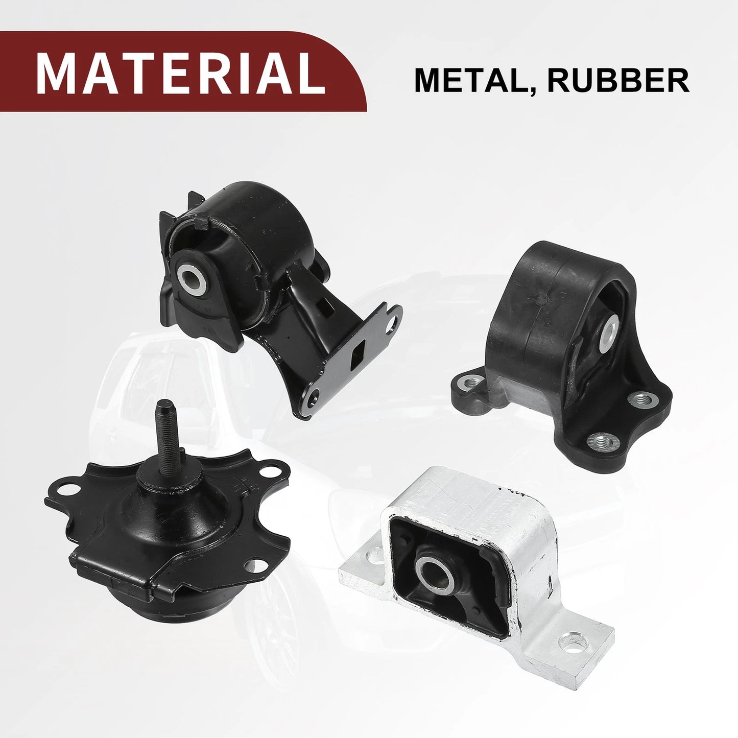 Engine Motor Trans Mount Set for Honda CRV 2.4L 4WD (2002-2006)