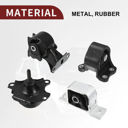 Engine Motor Trans Mount Set for Honda CRV 2.4L 4WD (2002-2006)