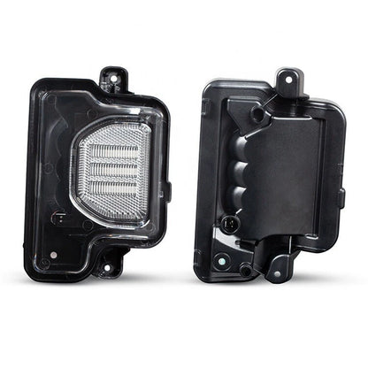 2x Clear Side Mirror Turn Signal Light for Jeep Wrangler JL (2018–2024)