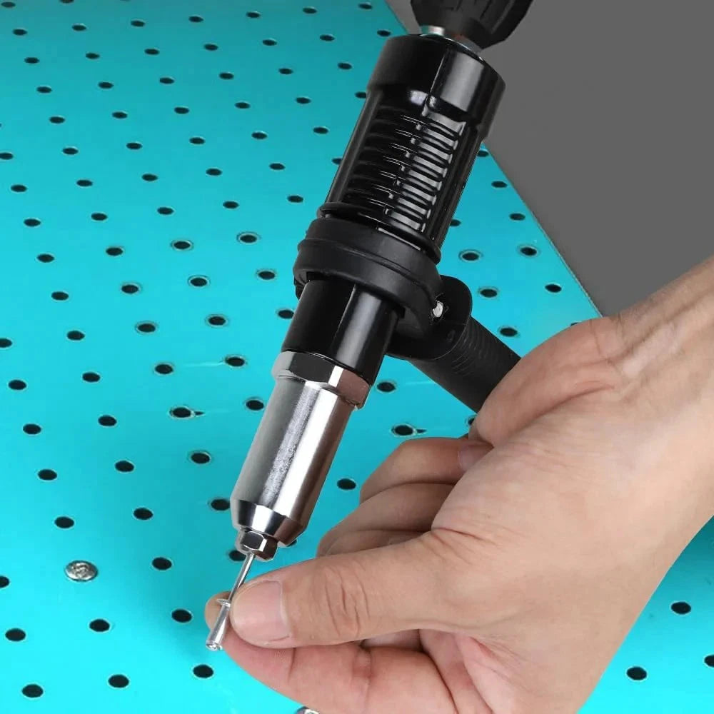 Electric Rivet Gun Adapter Kit for Cordless Drill Nut Riveter Wrench