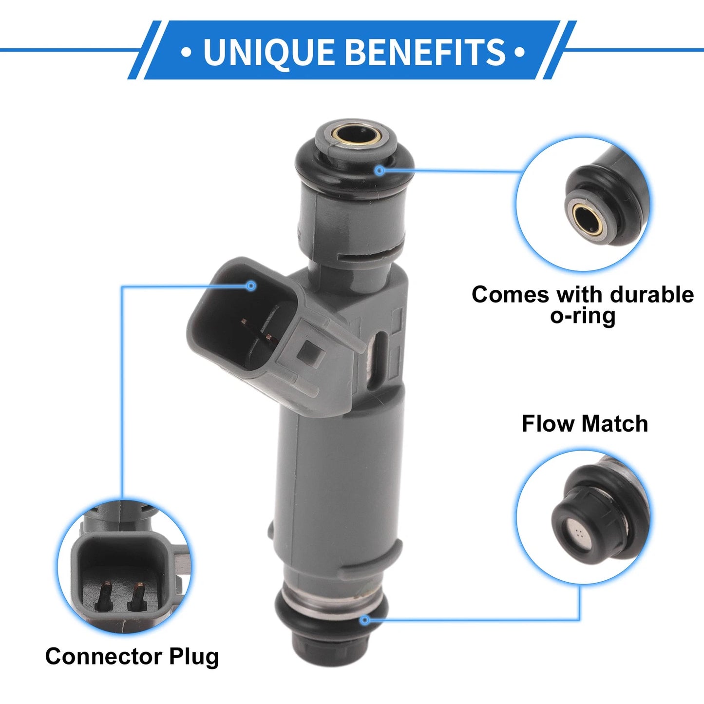 Fuel Injector for Ford Mercury 3.0L V6 Engine Nozzle (2002-2003)