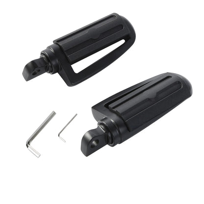Footrest Pegs 10mm Matte Black for Harley XL883 1200 Sportster Street Glide