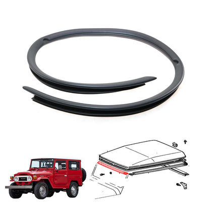 Front Roof Weatherstrip Seal for Toyota Land Cruiser BJ40 BJ44 FJ45 HJ47 1969-1986