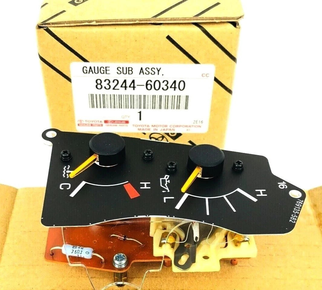 Oil Pressure Water Temperature Gauge for Toyota Land Cruiser 80 (1990–1997)
