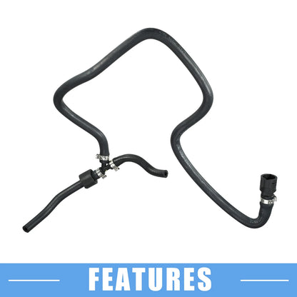 Engine Coolant Hose for BMW X5 4.4L V8 (2004-2006) Rubber Black