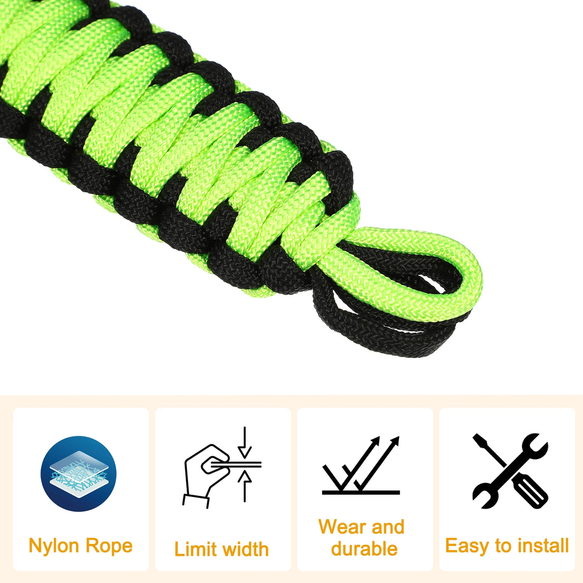 Door Limiting Straps Set for Jeep Wrangler JK JL with Brackets Black Green