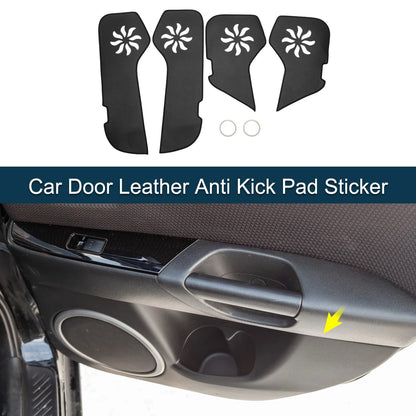 Leather Anti Kick Pad Door Sticker for Porsche Cayenne (2018-2018) 1 Set