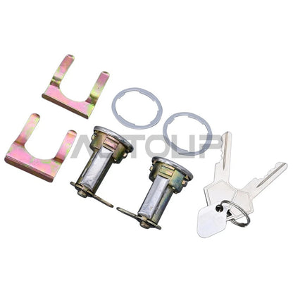 2 x Door Lock Cylinder with Key for Dodge D100 D200 D300 (1968–1974)