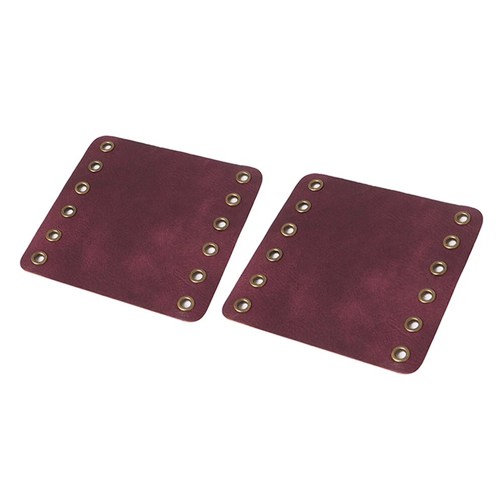 Leather Hand Grips Covers  Retro Wraps for Harley Cafe Racer