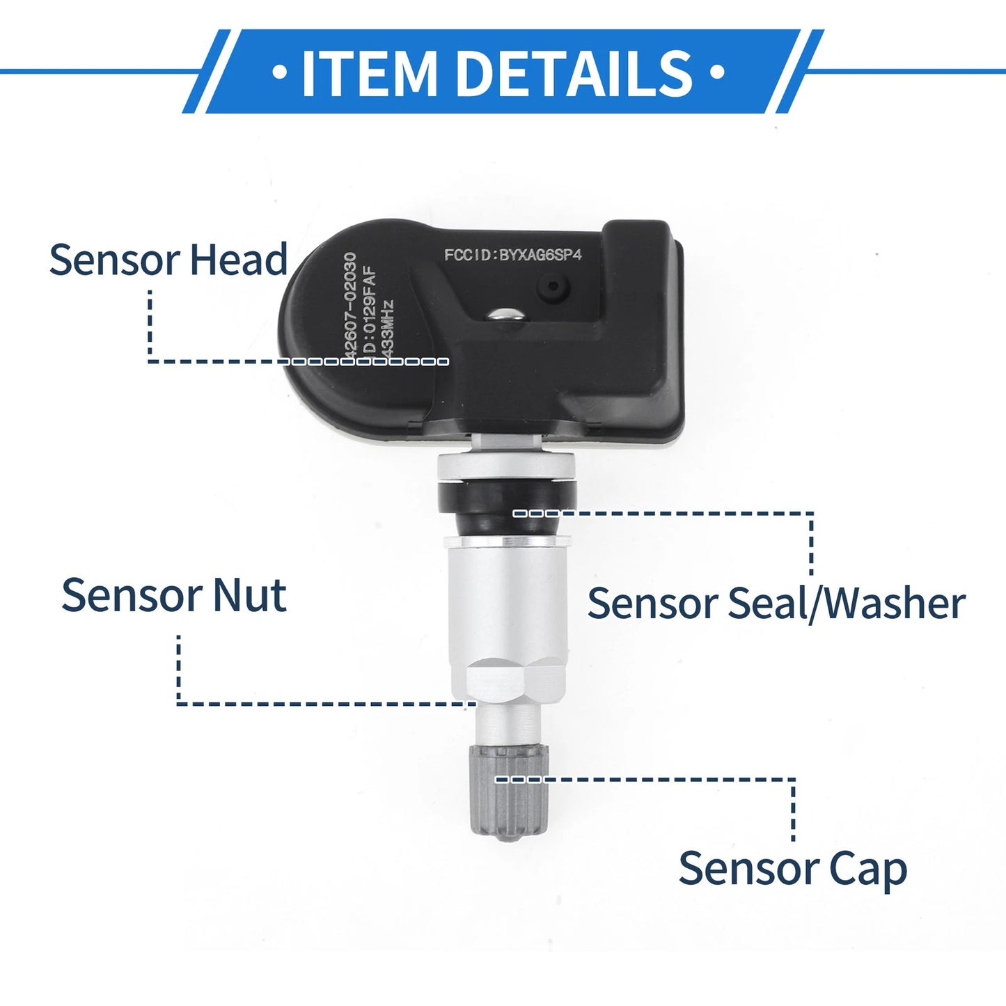 Tire Pressure Sensor for Lexus CT200h (2011-2016)