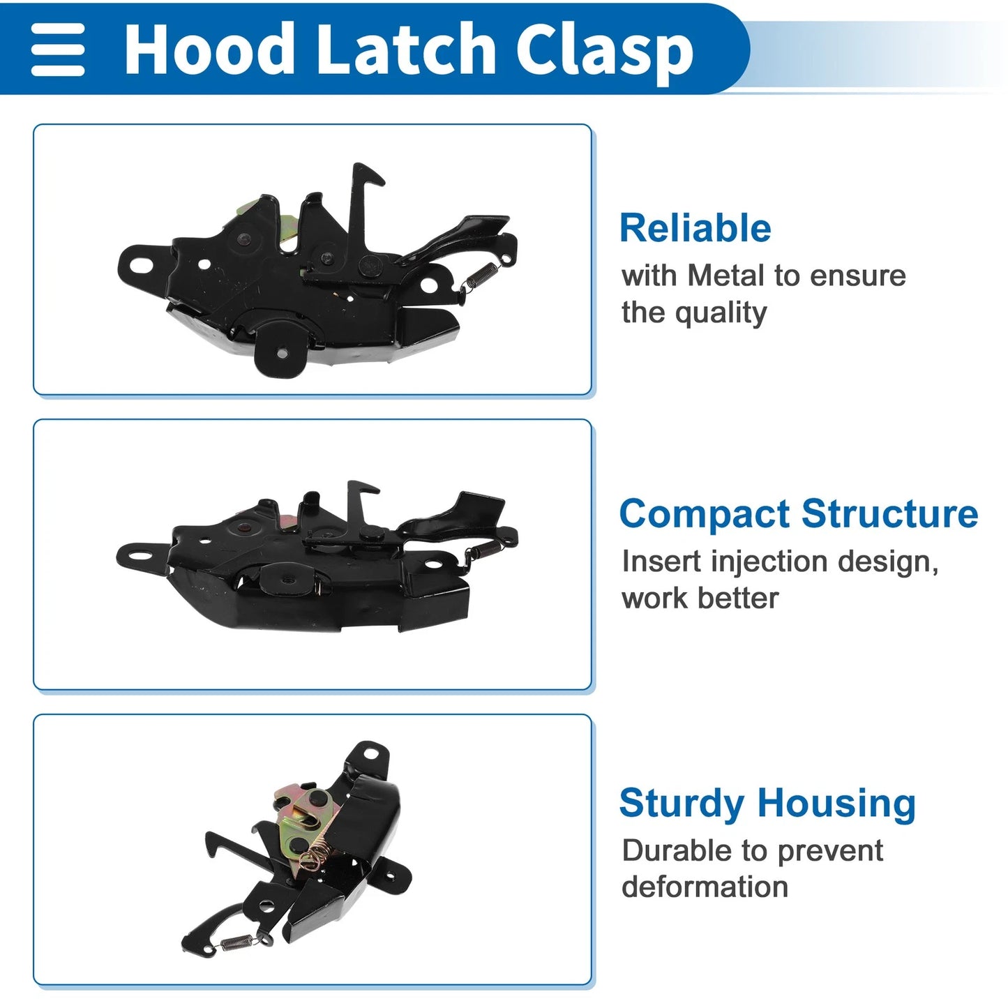 Bonnet Latch Assembly for Toyota Tacoma (1995-2000) - 1 x Quality Replacement