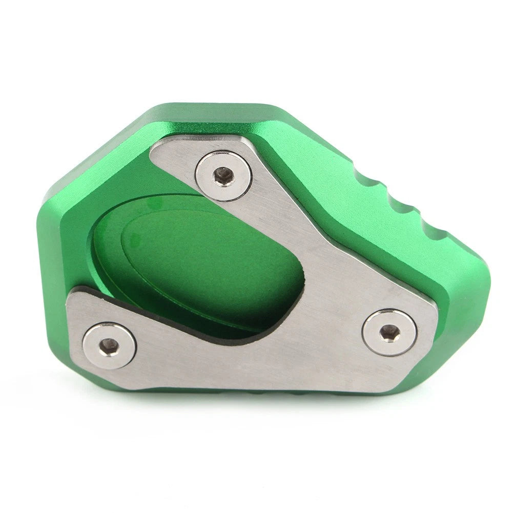 Kickstand Extension Plate Pad for Kawasaki Z650 2017-2018 Green