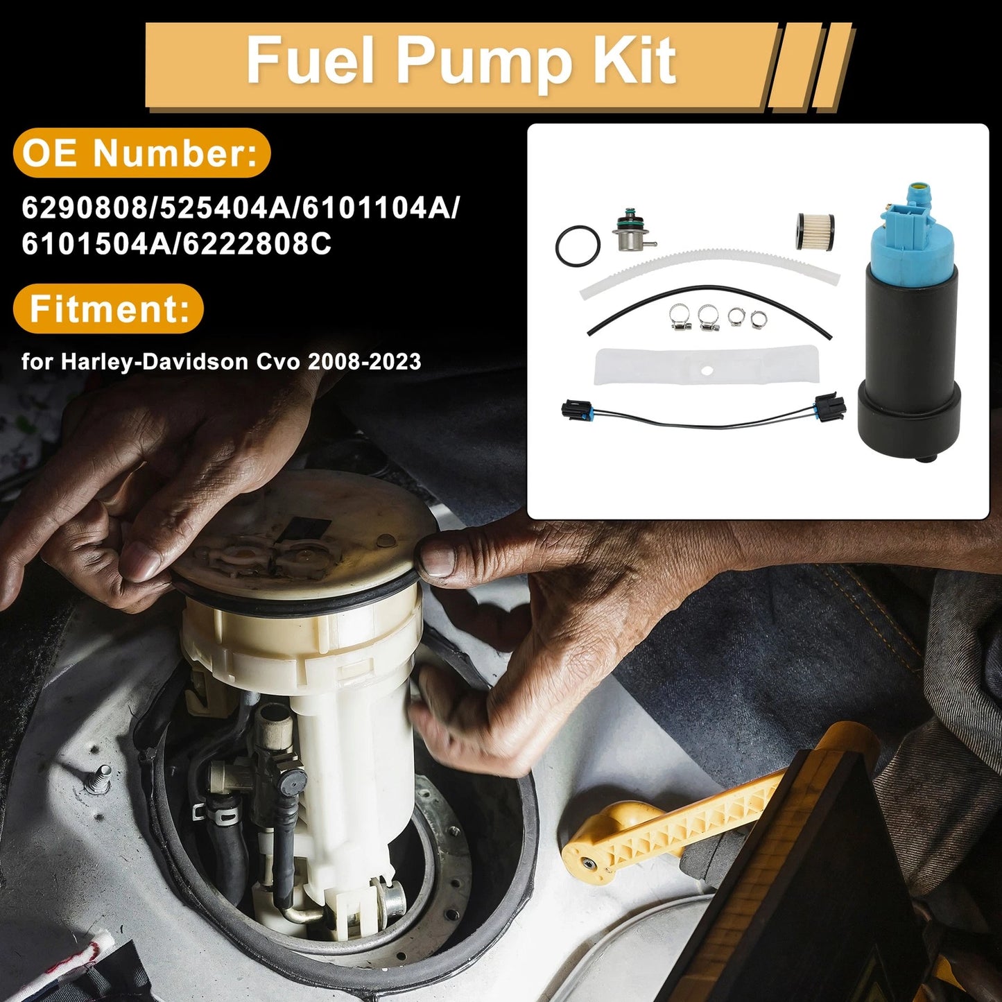 Fuel Pump for Harley-Davidson CVO Metal