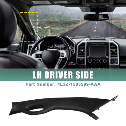 Left Driver Side Interior Trim Handle for Ford F150 (2006-2008) Black