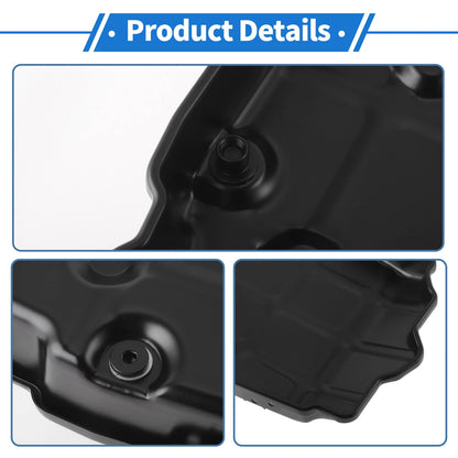 Engine Oil Pan for Mercedes-Benz E350 2000-2017 Aluminum Alloy Black