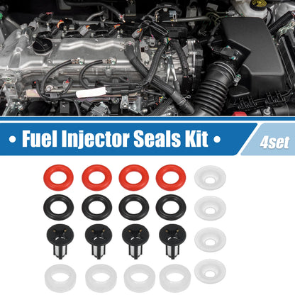 4 x Fuel Injector O-Rings Seals with Micro Filters for Suzuki GSXR1000 (05-06)
