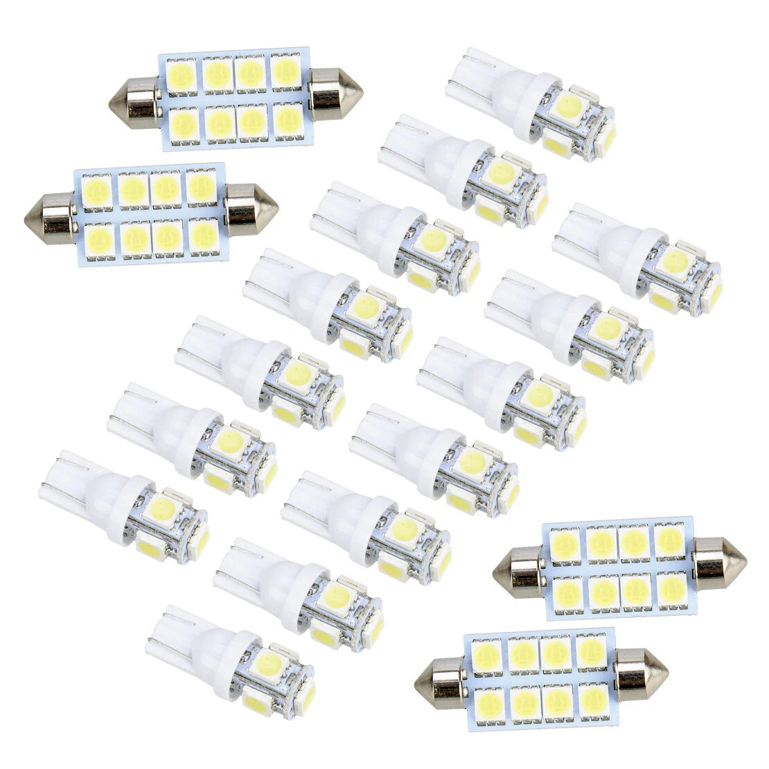 18Pc White LED Interior Light Package for Ford Expedition (2003-2014)