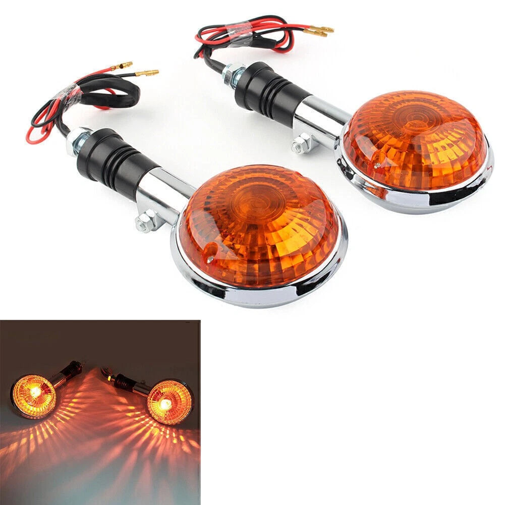 Amber Turn Signal Indicator Light for Vstar XVS 400 650 1100 1300 V-MAX 1200