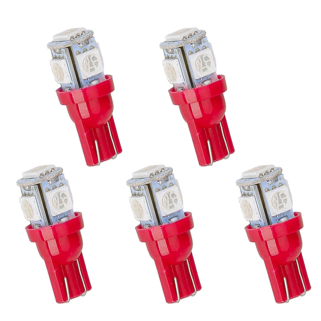 5 x Red LED Instrument Cluster Light Bulbs for Ford Bronco, F150, F350