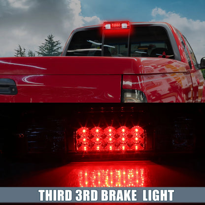 High Mount Brake Stop Light for Ford F-150 2004-2008 (2 x Red)