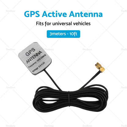 Active Aerial Extension Cable for Car DVD Head Unit Stereos GPS Antenna