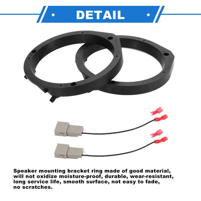 6.5'' Speaker Spacer Rings for Honda Civic  -  Tweeter Spacers