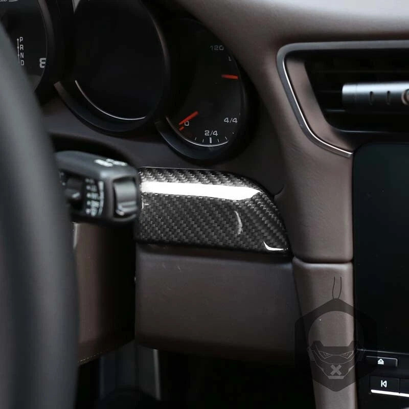Carbon Fiber Console Strip Cover Trim for 16-22 Porsche 718 / 12-18 Porsche 911
