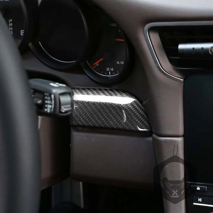 Carbon Fiber Console Strip Cover Trim for 16-22 Porsche 718 / 12-18 Porsche 911