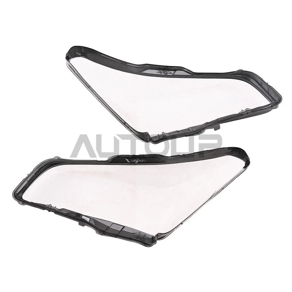 Pair Front Headlight Lens Cover for Infiniti QX56/QX80 (2011–2014)