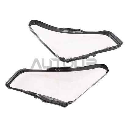 Pair Front Headlight Lens Cover for Infiniti QX56/QX80 (2011–2014)