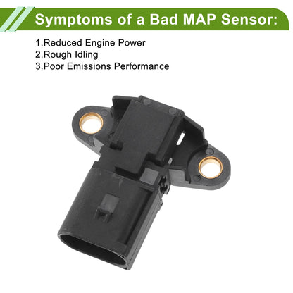 Manifold Absolute Pressure MAP Sensor for BMW 323i E90 (2006-2010)