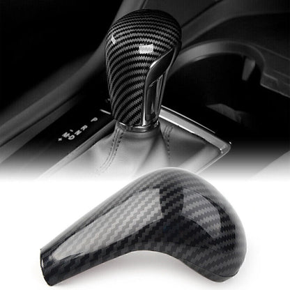 Carbon Fiber Console Gear Shift Knob Cover for Mazda 3 Axela (2020-2021)