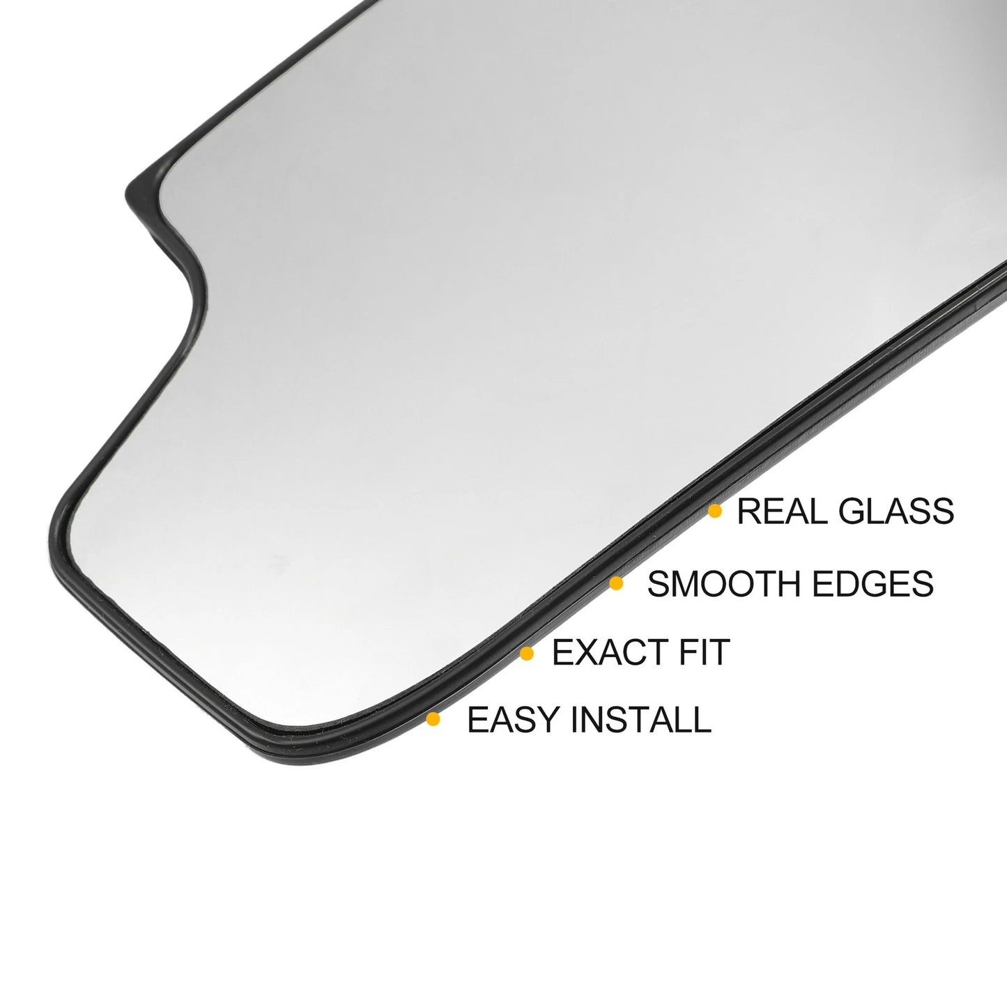 Driver Side Rearview Mirror Glass Non-Heated Mirror for Chevrolet Silverado 1500