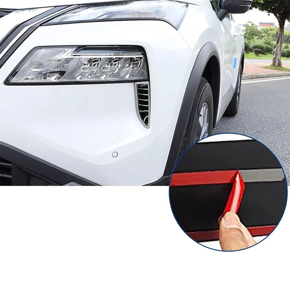 Chrome Headlight Bumper Trim Covers for Nissan Rogue (2021-2023)