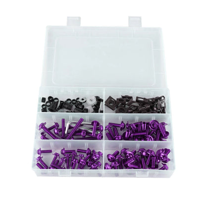177 x M5/M6 Purple Fairing Screws